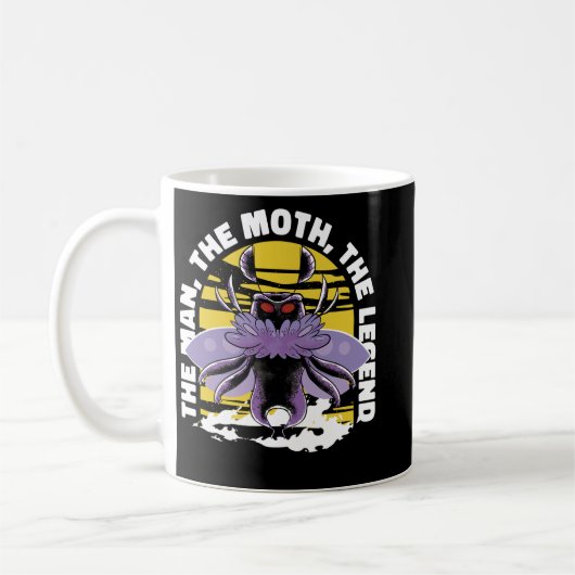 Der Mann, der Moth, der Legende, Mothman Kaffeetasse (Links)