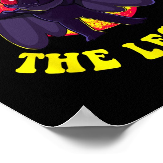 Der Mann, der Moth, der Legende Mothman Niedlich C Poster (Ecke)