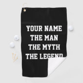 Der Mann der Mythos das Golf-Tuchgeschenk der Golfhandtuch (Insitu)