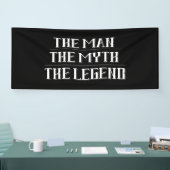 Der Mann, der Mythos, das legendäre Geburtsbanner Banner (Messe)
