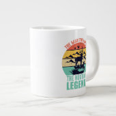 Der Mann - der Mythos - der Jagdbein Jumbo-Tasse (Vorderseite Rechts)