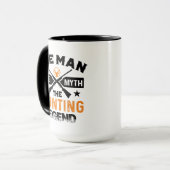 Der Mann der Mythos der Jagdlegende - Hirsch Tasse (Vorderseite Links)