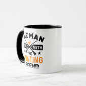 Der Mann der Mythos der Jagdlegende - Hirsch Tasse (Vorderseite Links)