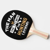 Der Mann der Mythos der Jagdlegende - Hirsch Tischtennis Schläger (Seitenansicht)