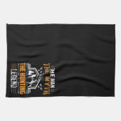 Der Mann, der Mythos, der Jagdlegende - Hirschkabi Geschirrtuch (Horizontal)