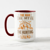 Der Mann, der Mythos, der Jagdlegende - Hirschkabi Tasse (Links)