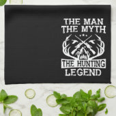 Der Mann der Mythos der Jagdlegende - Lager Geschirrtuch (Gefaltet)