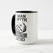 Der Mann der Mythos der Jagdlegende - Lager Tasse (Vorderseite Links)