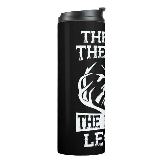 Der Mann der Mythos der Jagdlegende - Lager Thermosbecher (Nach links gedreht)