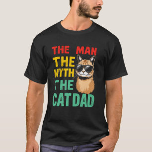 Der Mann der Mythos Der Katzenvater Witz Katzenlie T-Shirt