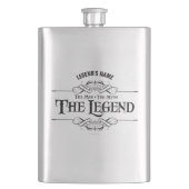 Der Mann, der Mythos, der legendäre Hüftkolben Flachmann (Vorderseite)