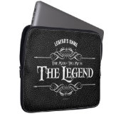Der Mann, der Mythos, der legendäre Laptop-Sieb Laptopschutzhülle (Vorne Rechts)