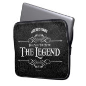 Der Mann, der Mythos, der legendäre Laptop-Sieb Laptopschutzhülle (Vorderseite Links)