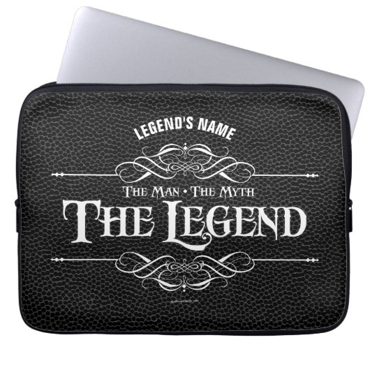 Der Mann, der Mythos, der legendäre Laptop-Sieb Laptopschutzhülle (Vorderseite)