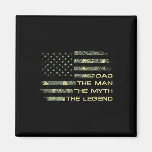 Der Mann, der Mythos, der legendäre Väter Tag Camo Magnet
