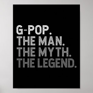 Der Mann der Mythos Der legendäre Vatertag Funny G Poster