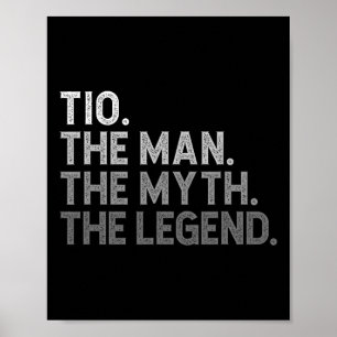 Der Mann der Mythos Der legendäre Vatertag lustig Poster