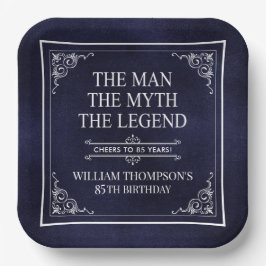 Der Mann der Mythos der Legende 85. Geburtstag Bla Pappteller