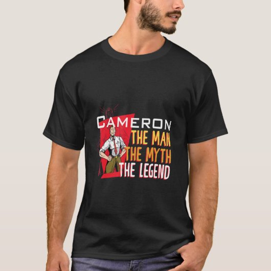 Der Mann, der Mythos der Legende Cameron T-Shirt (Vorderseite)