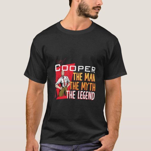 Der Mann der Mythos der Legende Cooper T-Shirt (Vorderseite)