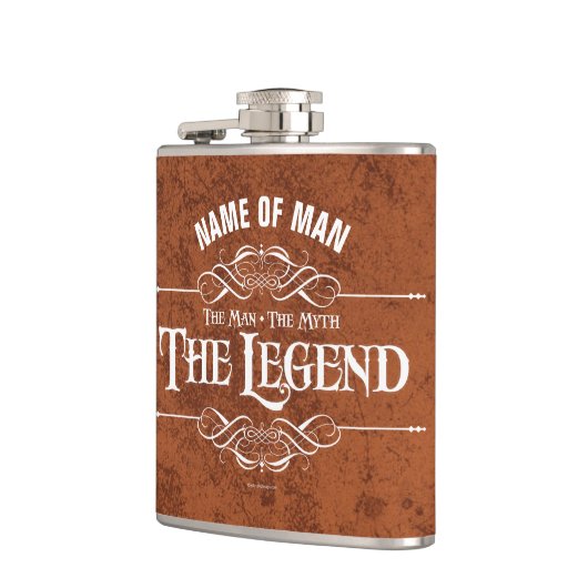 Der Mann, der Mythos, der Legende Flachmann (Links)