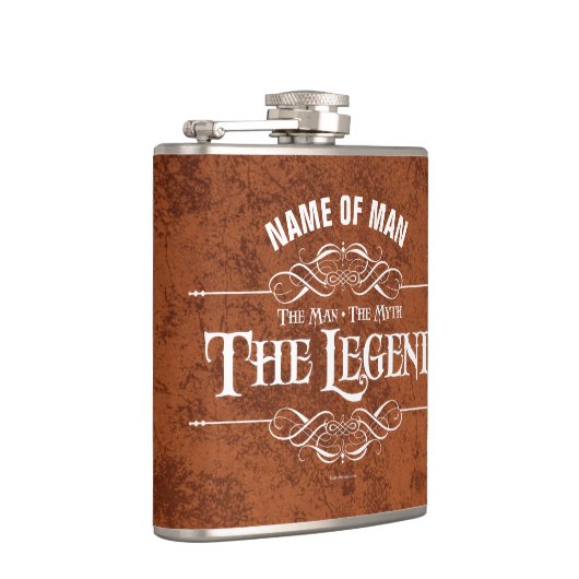 Der Mann, der Mythos, der Legende Flachmann (Rechts)