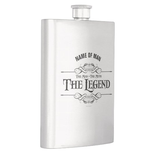 Der Mann, der Mythos, der Legende Flachmann (Rechts)