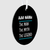 Der Mann, der Mythos, der Legende Ornament (Vorderseite)