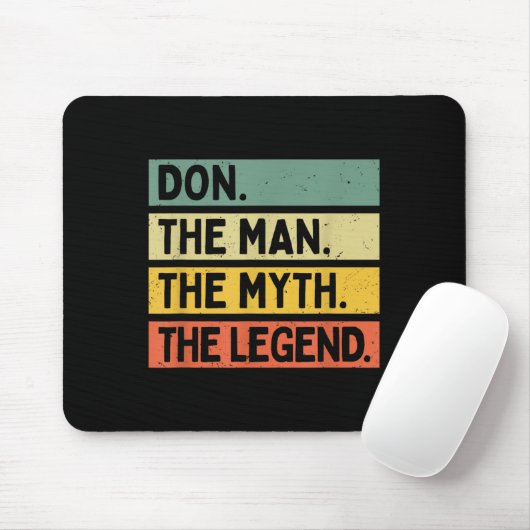 Der Mann der Mythos der Legende Personalisiert Mousepad (Mit Mouse)