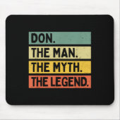 Der Mann der Mythos der Legende Personalisiert Mousepad (Vorne)