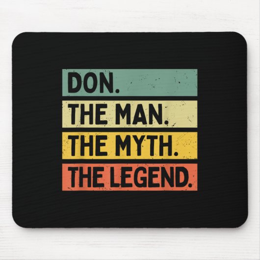 Der Mann der Mythos der Legende Personalisiert Mousepad (Vorne)