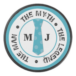 Der Mann, der Mythos der Legende personalisierte N Eishockey Puck