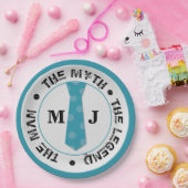 Der Mann, der Mythos der Legende personalisierte N Pappteller (Party)