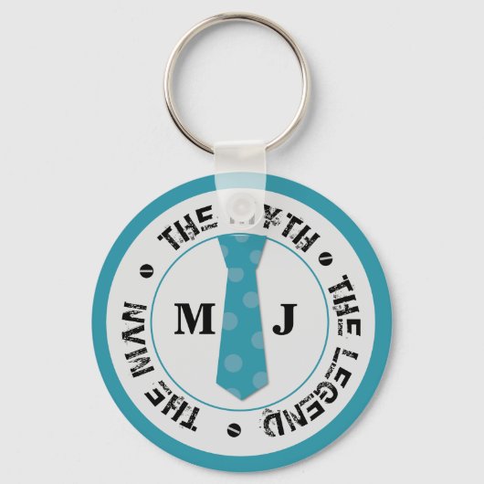 Der Mann, der Mythos der Legende personalisierte N Schlüsselanhänger (Vorderseite)