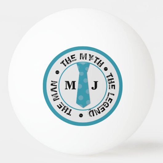 Der Mann, der Mythos der Legende personalisierte N Tischtennisball (Vorderseite)
