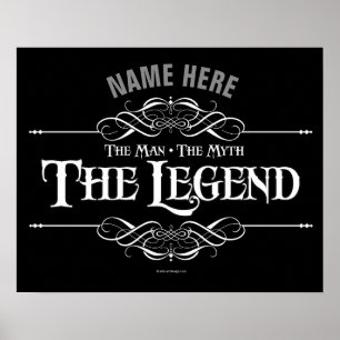 Der Mann, der Mythos, der Legende Poster