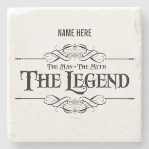 Der Mann, der Mythos, der Legende Steinuntersetzer