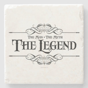 Der Mann, der Mythos, der Legende Steinuntersetzer