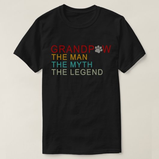 Der Mann, der Mythos der Legende T-Shirt (Design vorne)
