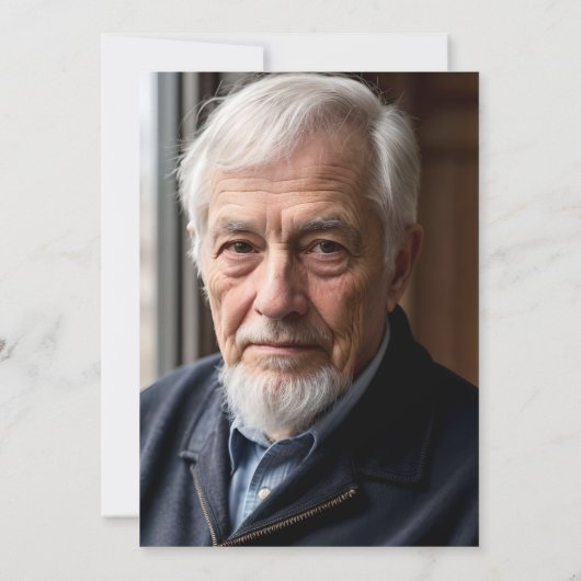 Der Mann der Mythos der Legende überrascht 90. Geb Einladung (Rückseite)