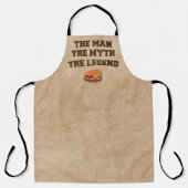Der Mann, der Mythos, der Legendgrill Schürze (Vorderseite)
