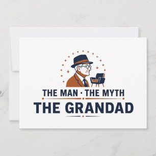 Der Mann Der Mythos Der Opa Dankeskarte