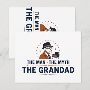 Der Mann Der Mythos Der Opa Dankeskarte