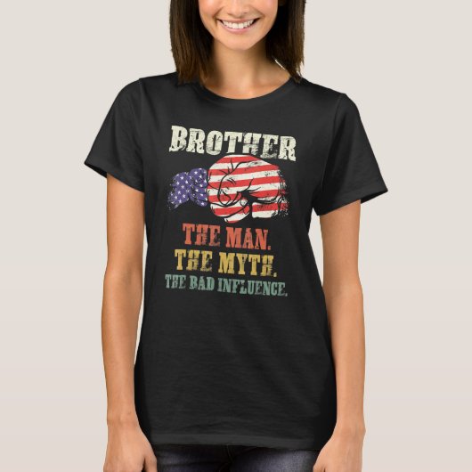 Der Mann, der Mythos, der schlechte Einfluss Ameri T-Shirt (Vorderseite)