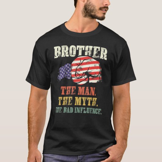Der Mann, der Mythos, der schlechte Einfluss Ameri T-Shirt (Vorderseite)