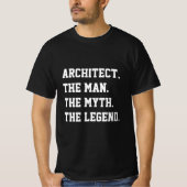 Der Mann, der Mythos, der T - Shirt der Legende (Vorderseite)