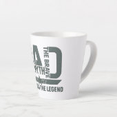Der Mann, der Mythos, der Tapfere, der Held, die L Milchtasse (Rechte Ecke)