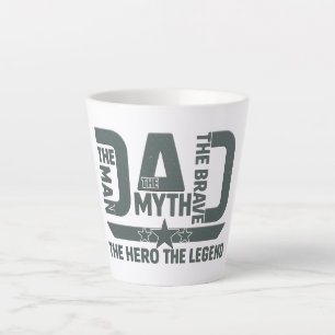 Der Mann, der Mythos, der Tapfere, der Held, die L Milchtasse