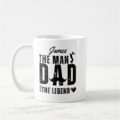 Der Mann, der Mythos, der VATER der Legende, Coole Kaffeetasse (Links)