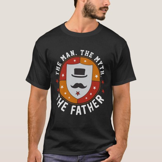 Der Mann. Der Mythos Der Vater. T-Shirt Geschenk (Vorderseite)